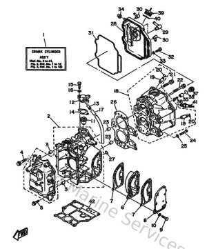 Diagram for Cylinder & Crankcase