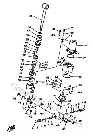 Diagram for Power Tilt Assy