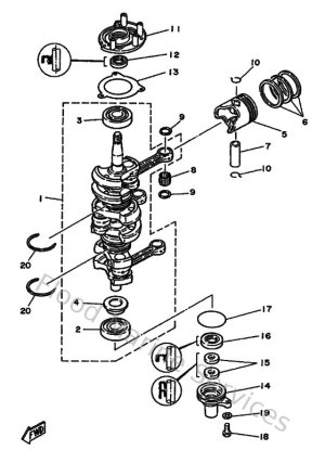 Diagram for Crankshaft & Piston