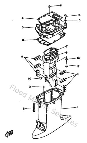 Diagram for Upper Casing