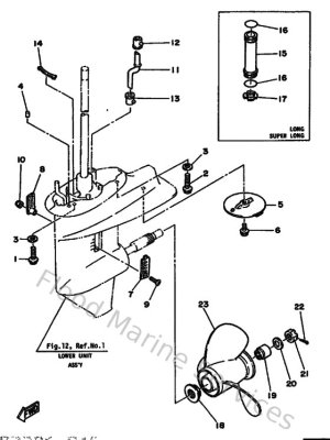 Diagram for Lower Casing & Drive 2