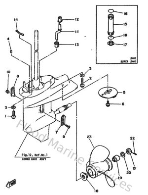 Diagram for Lower Casing & Drive 2