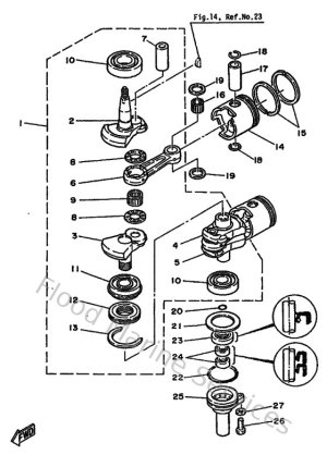 Diagram for Crankshaft & Piston