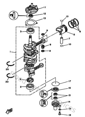 Diagram for Crankshaft & Piston