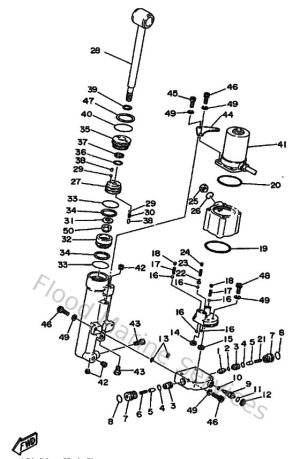 Diagram for Power Tilt Assy