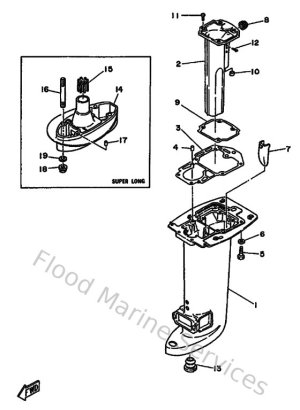 Diagram for Upper Casing