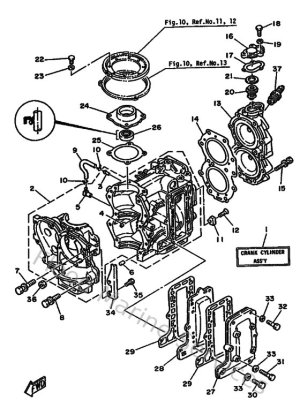 Diagram for Cylinder & Crankcase