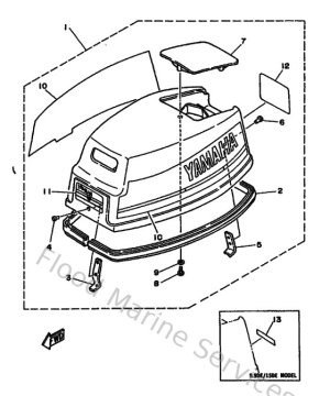 Diagram for Top Cowling
