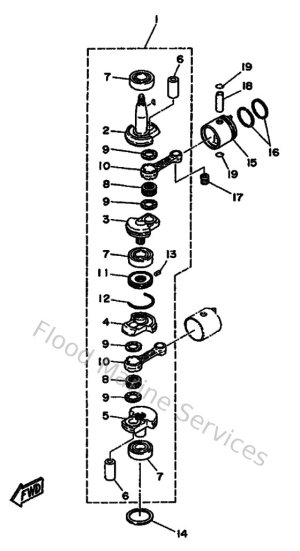 Diagram for Crankshaft & Piston