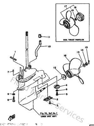 Diagram for Lower Casing & Drive 2