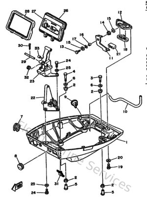 Diagram for Bottom Cowling