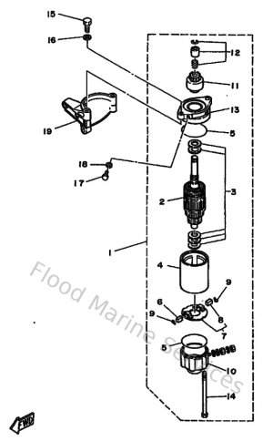 Diagram for Starting Motor