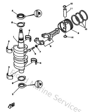 Diagram for Crankshaft & Piston