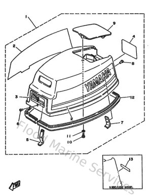 Diagram for Top Cowling