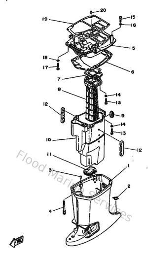 Diagram for Upper Casing