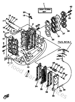 Diagram for Cylinder & Crankcase