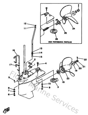 Diagram for Lower Casing & Drive 2