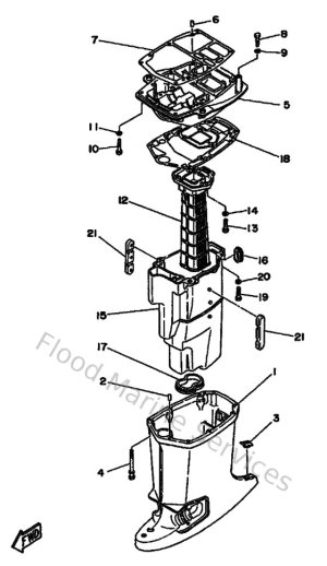 Diagram for Power Trim & Tilt Assy 2