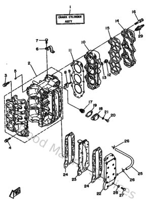 Diagram for Cylinder & Crankcase