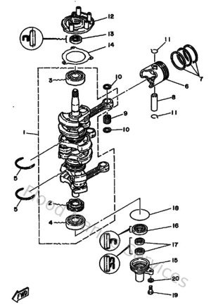 Diagram for Crankshaft & Piston