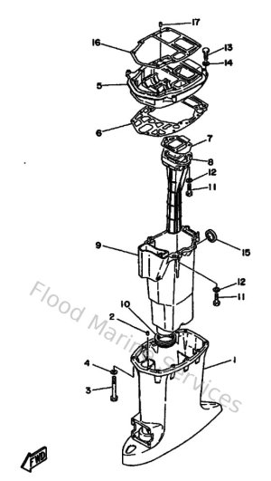 Diagram for Upper Casing