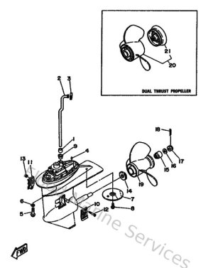 Diagram for Lower Casing & Drive 2