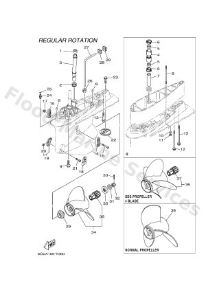 Diagram for LOWER CASING & DRIVE 2