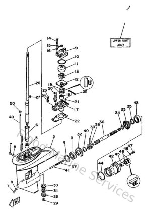 Diagram for Lower Casing Drive 1
