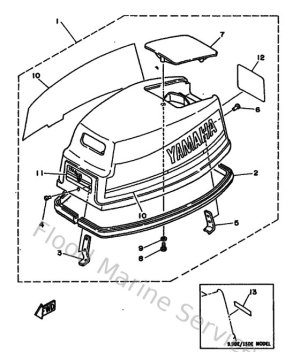 Diagram for Top Cowling