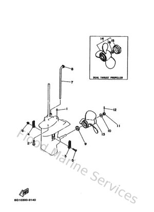 Diagram for Lower Casing & Drive 2