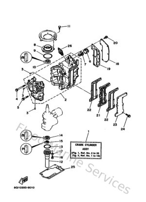 Diagram for Cylinder & Crankcase