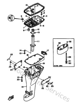 Diagram for Upper Casing