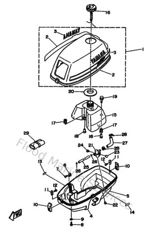 Diagram for Cowling & Fuel