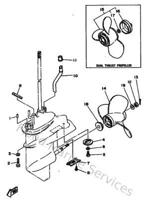 Diagram for Lower Casing & Drive 2