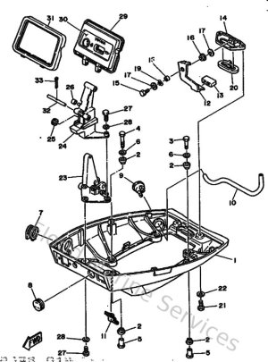 Diagram for Bottom Cowling