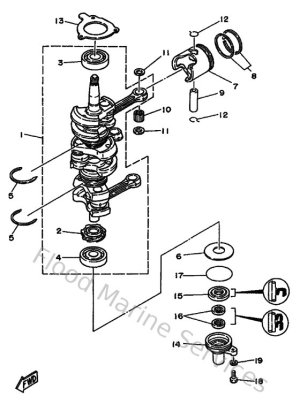 Diagram for Crankshaft & Piston