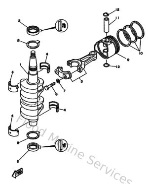Diagram for Crankshaft & Piston
