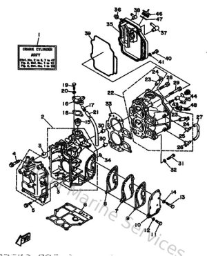 Diagram for Cylinder & Crankcase