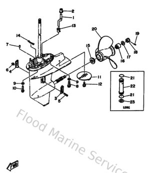 Diagram for Lower Casing & Drive 2