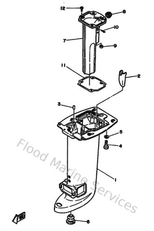 Diagram for Upper Casing