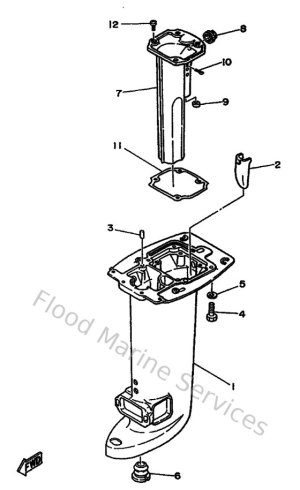 Diagram for Upper Casing