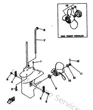 Diagram for Lower Casing & Drive 2