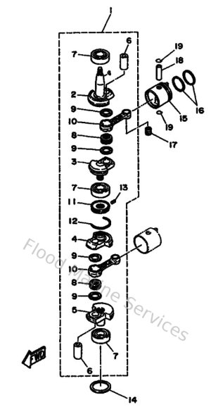 Diagram for Crankshaft & Piston