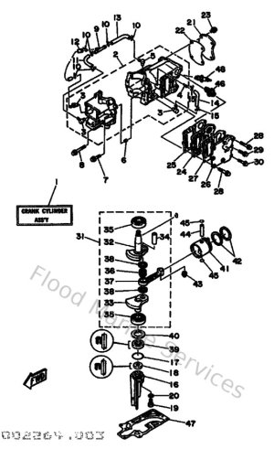 Diagram for Cylinder & Crankcase