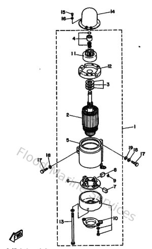Diagram for Starting Motor