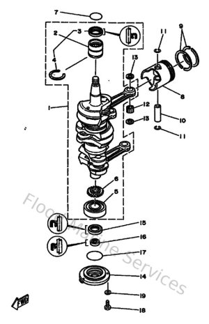 Diagram for Crankshaft & Piston
