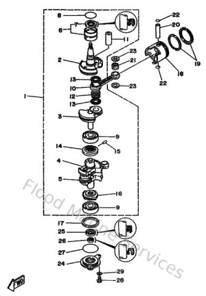Diagram for Crankshaft & Piston