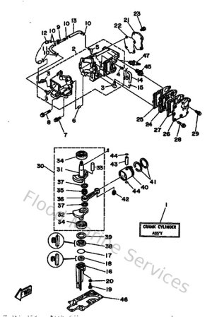 Diagram for Cylinder & Crankcase