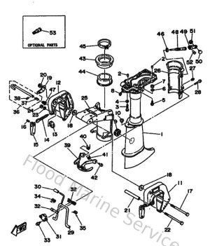 Diagram for Upper Casing & Bracket