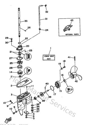 Diagram for Lower Casing Drive 1